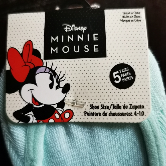 Minnie Mouse Socks (Pack of 5) - Picture 2 of 9